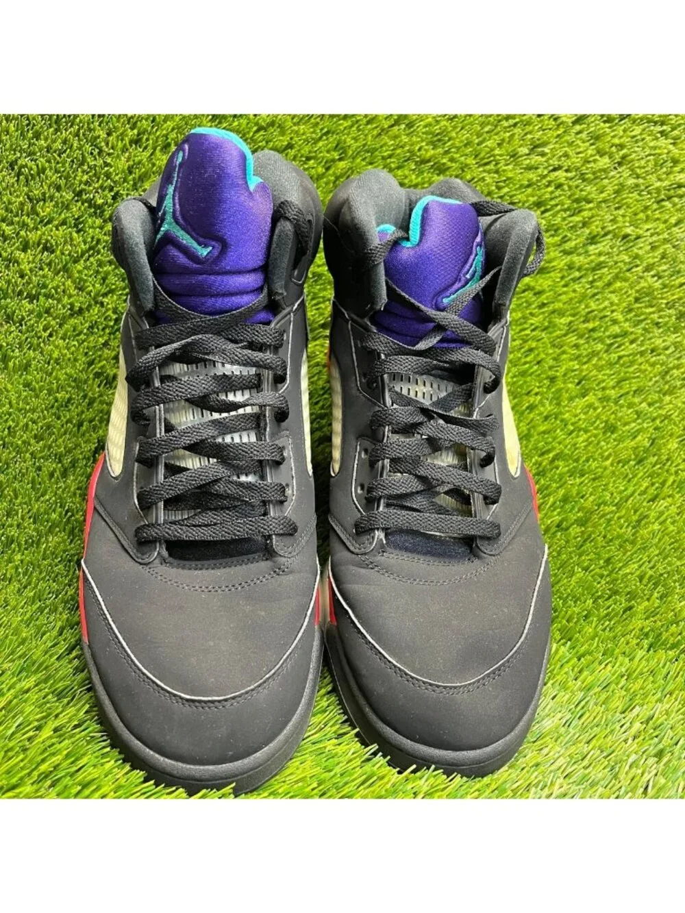 Nike Air Jordan 5 Retro Top 3 Mens Size 14 Black Red Basketball Shoes Sneakers